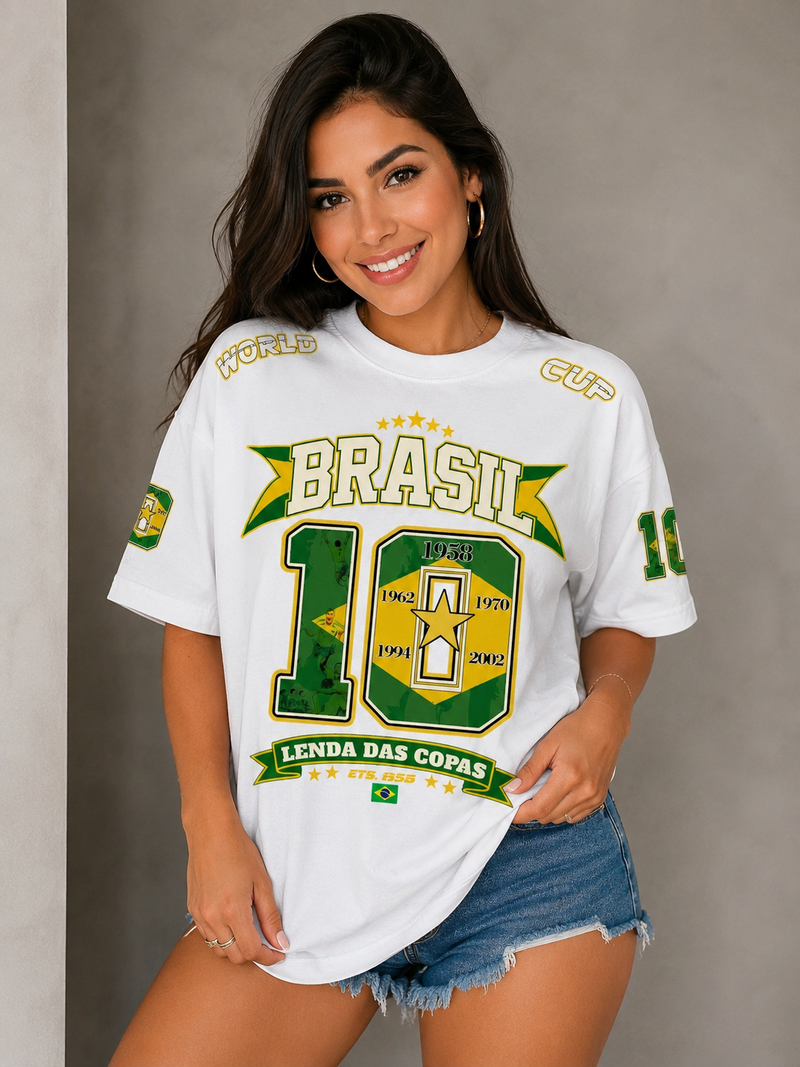 Camiseta Brasil 10 - Lenda das Copas