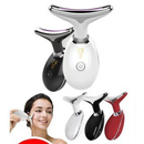 Massageador Facial e Pescoço LED com Vibração