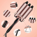 Modelador de cachos tri ondas Tri-ondas modelador 22cm de diâmetro