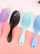 Kit Com Escova Onda, Escova Flexível, Escova Magica, Escova Raquete, Massageadora e Touca de Cetim Luca