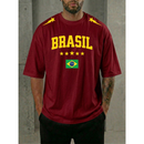 Camiseta Oversized Brasil Copa 2026
