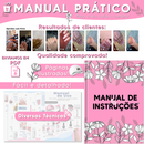 Kit Alongamento Poligel Polygel + Molde F1 + Lixa + Mini Cabine De Unha