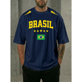 Camiseta Oversized Brasil Copa 2026