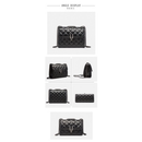 bolsa feminina transversal corrente escura “Y”