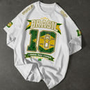 Camiseta Adulto e Infantil Brasil 10 – Lenda das Copas Comemorativa Vai Brasil