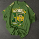 Camiseta Adulto e Infantil Brasil 10 – Lenda das Copas Comemorativa Vai Brasil